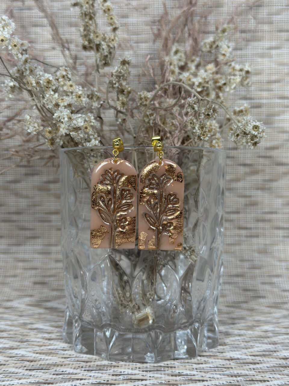 Gold Marble Flowers 1