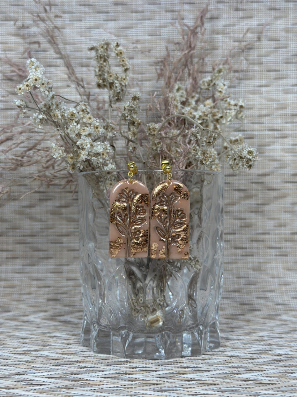 Gold Marble Flowers 2