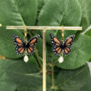 Monarch Butterflies Earrings Medium 2