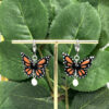 Monarch Butterflies Earrings Small 1