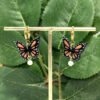 Monarch Butterflies Earrings Small 2