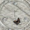 Monarch Butterfly Necklace Silver 2